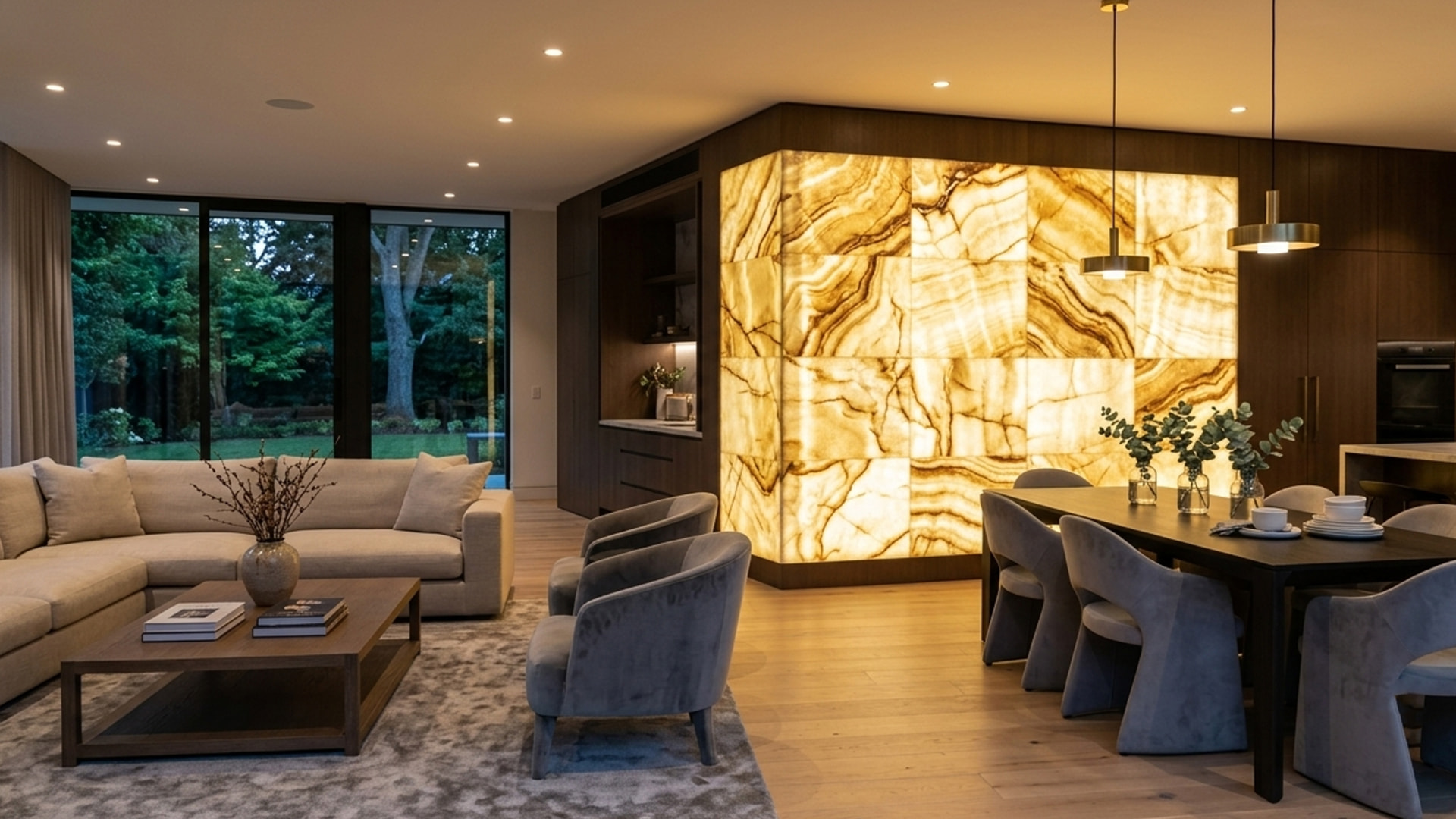 Backlit Feature Walls