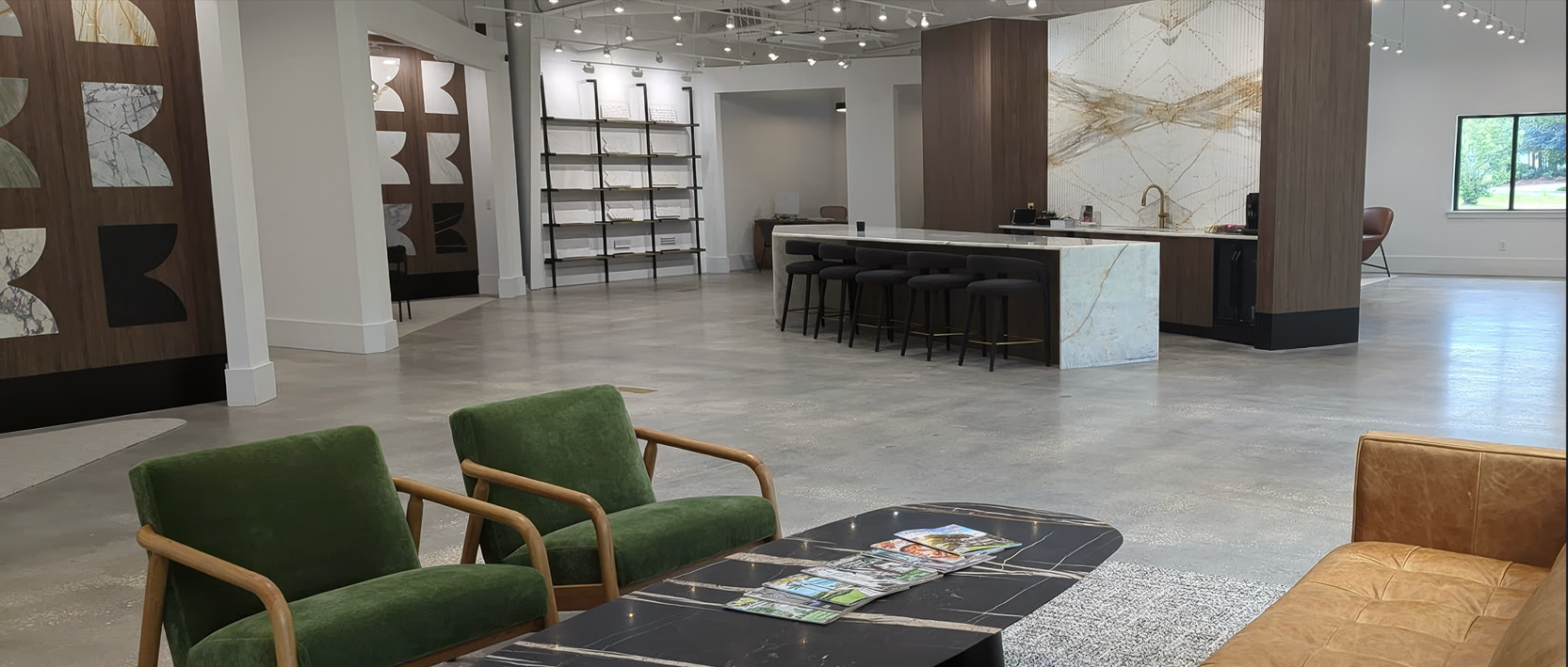 Charleston Surface Library interior